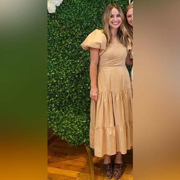 Hunter Bell Cassidy Dress, Khaki - Picture 7 of 7